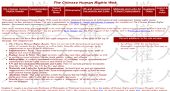 Desktop Screenshot of chinesehumanrightsreader.org